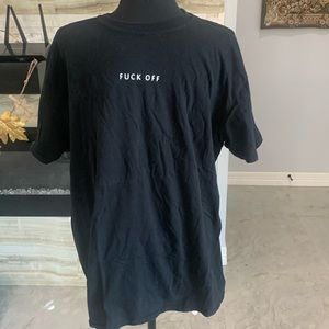 Nasty Gal Black Graphic Tee. Size XS